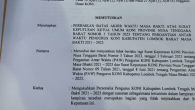 Photo of SK Pencabutan Qomar sebagai Ketum KONI Loteng “Cacat”, Mori Heran dan Tidak Tahu