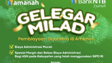 Photo of Bank NTB Syariah Tawarkan Margin Ringan dan Administrasi Terjangkau di Milad tahun 2025