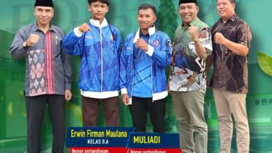 Photo of Guru dan Siswa MTsN 6 Lombok Tengah Perkuat Kontingen Porprov NTB di Ajang Panjat Tebing